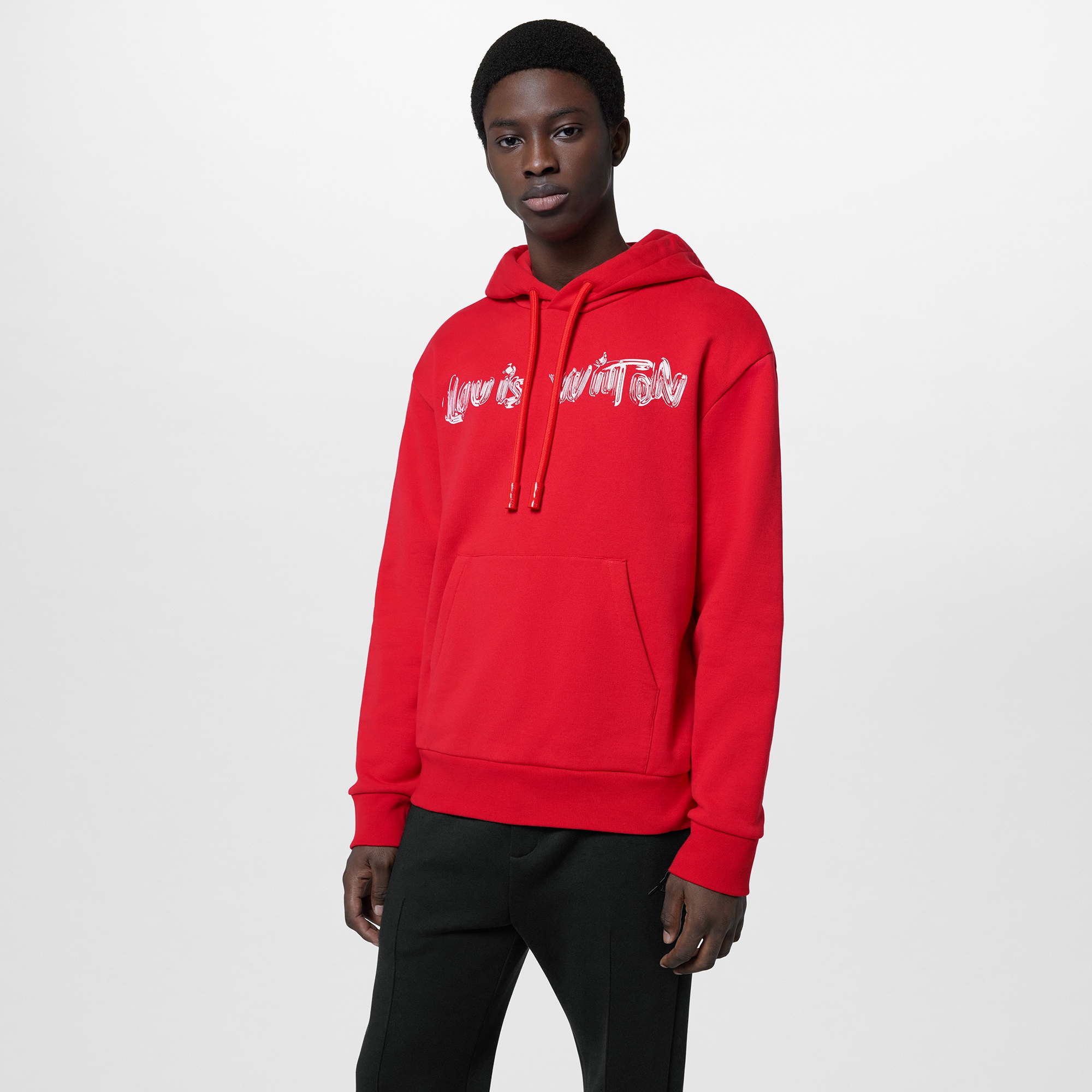 Red louis clearance vuitton sweatshirt